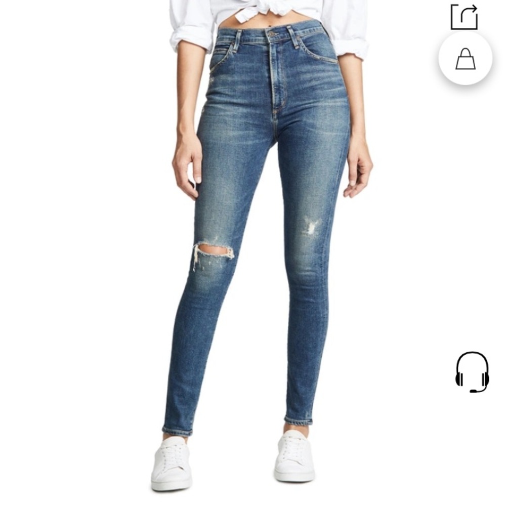 Citizens of Humanity Chrissy high rise skinny jeans